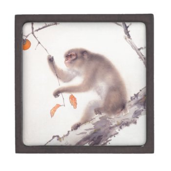 Monkey Japanese Painting Chinese Zodiac Gift Box by 2016_Year_of_Monkey at Zazzle