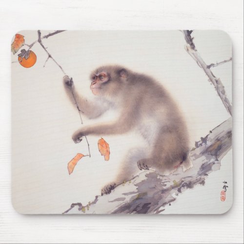 Monkey Japanese Painting Chinese Zodiac Mousepad
