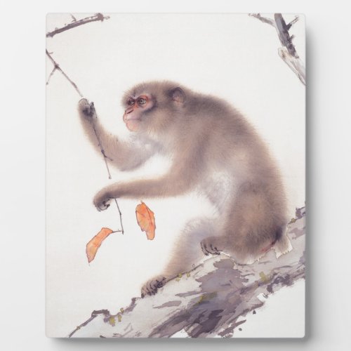 Monkey Japanese Painting _ Year of the Monkey Plaque