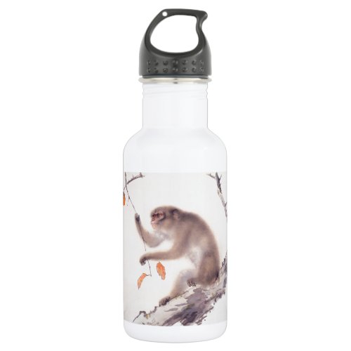 Monkey Japanese Painting _ Year of the Monkey Water Bottle