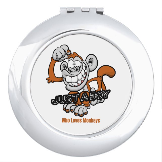 monkey  just a boy  compact mirror (Front)