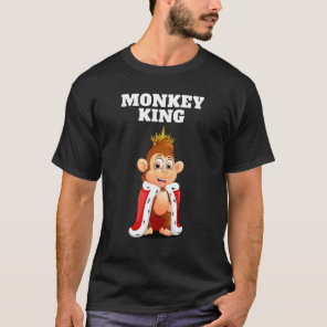Monkey King Boys Monkey  Mens Monkey 1 T-Shirt