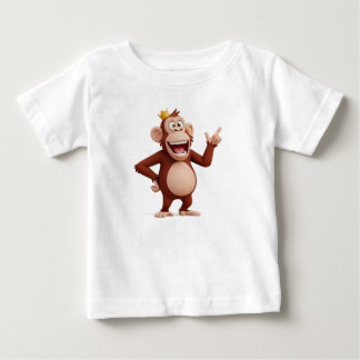 Monkey King Character Pointing Up Baby T-Shirt