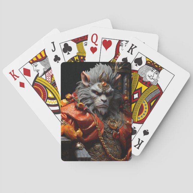 Monkey King Playing Card (Back)