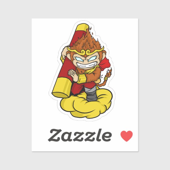 MONKEY KING SUN WUKONG STICKER (Sheet)