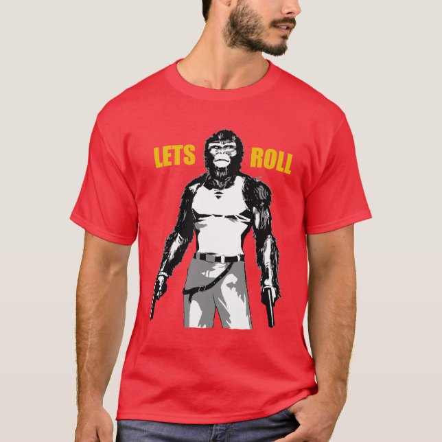 MONKEY LETS ROLL T-Shirt (Front)