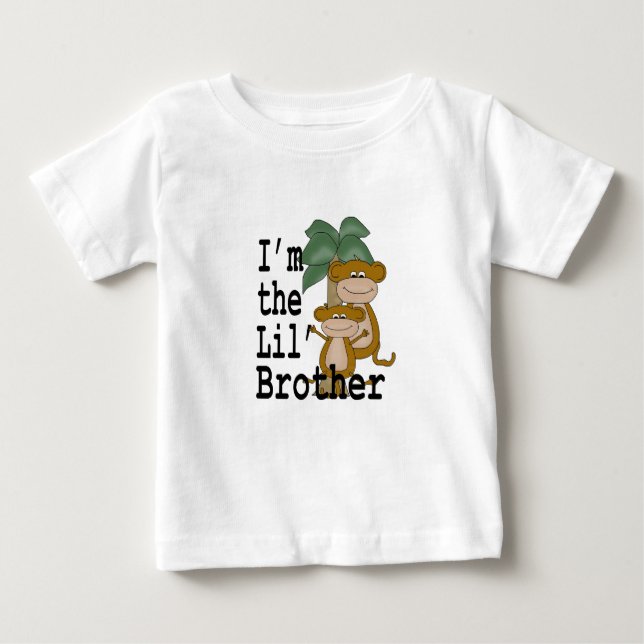 Monkey Little Brother Baby T-Shirt (Front)