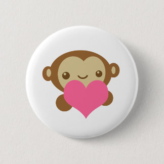 Monkey Love Button