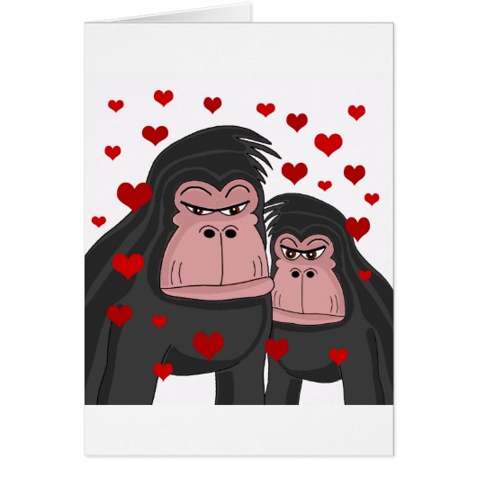 Monkey love cards (Front)