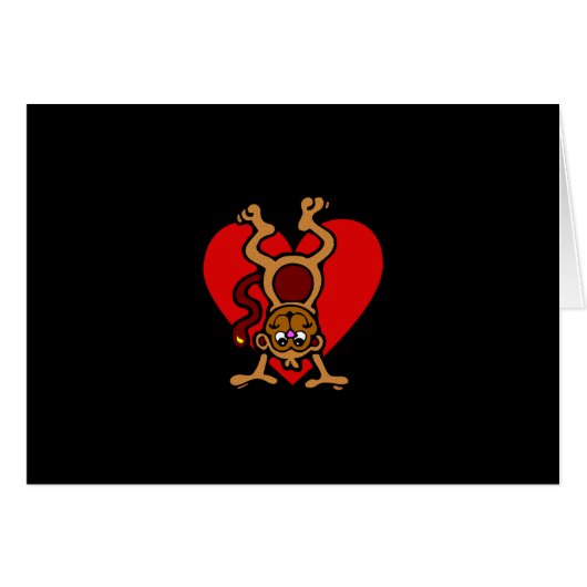 Monkey Love Cards (Front Horizontal)
