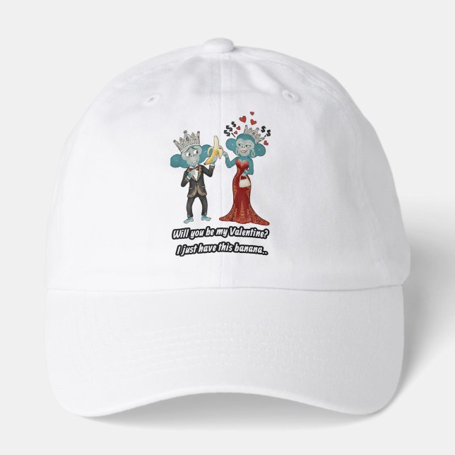 Monkey love illustration  hat (Front)
