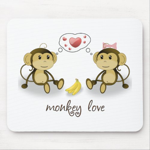 Monkey Love Mousepad