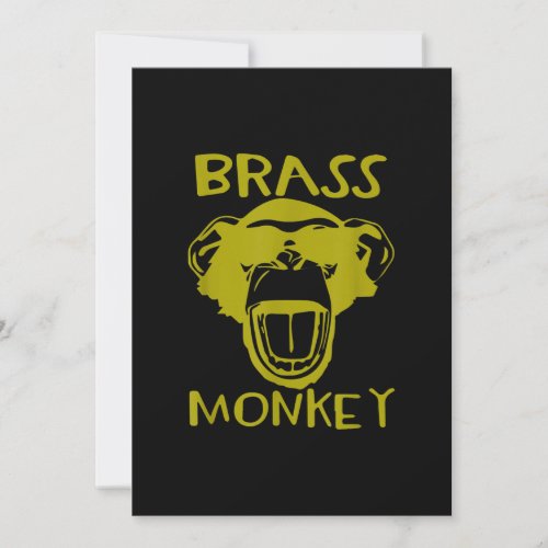 Monkey Lover  Brass Monkey _ Funny Save The Date