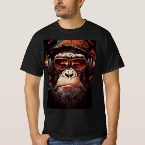 Monkey Madness Funky Designs for Every Occasion T_Shirt