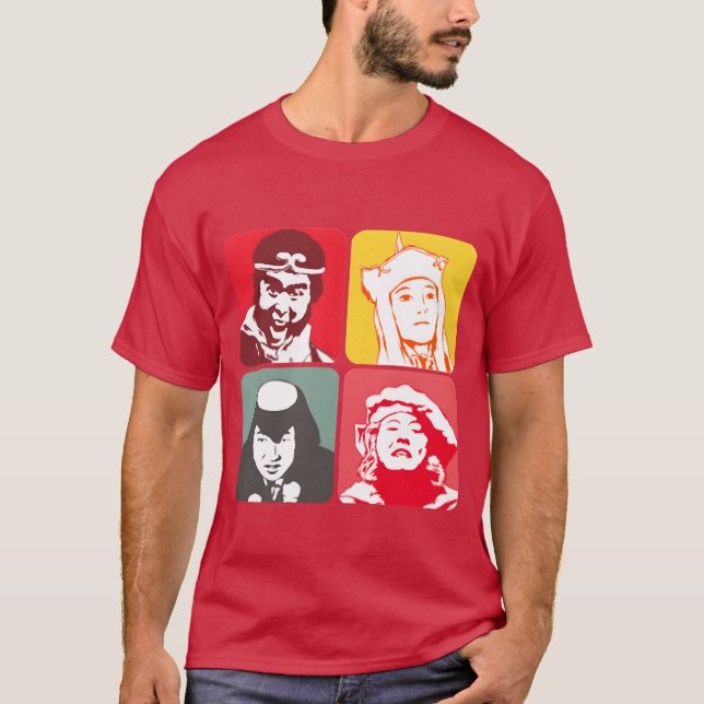 Monkey Magic Mens Funny RetroV 70s Programme Sho f T-Shirt (Front)