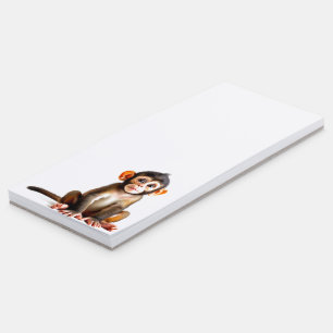 Monkey Magnetic Notepad