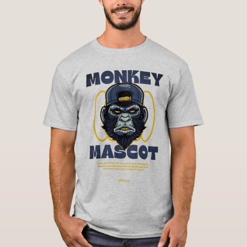 Monkey Mania Mascot Madness T_Shirt