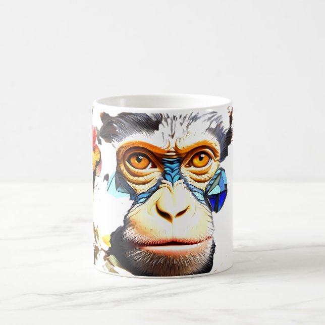 Monkey Mosaic Fantasy Mug Design (Center)