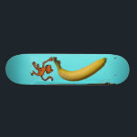 Monkey 'N Banana  Skateboard Deck<br><div class="desc">This cute monkey makes a cute board.</div>