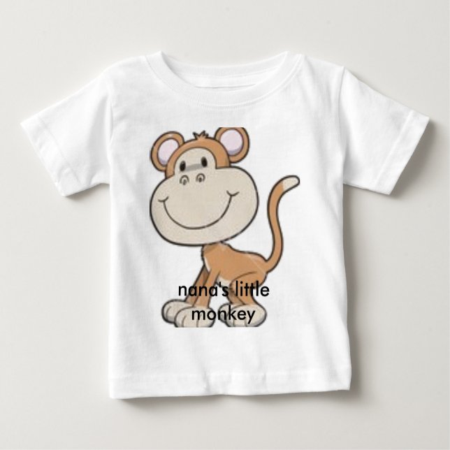 monkey, nana's little monkey baby T-Shirt (Front)