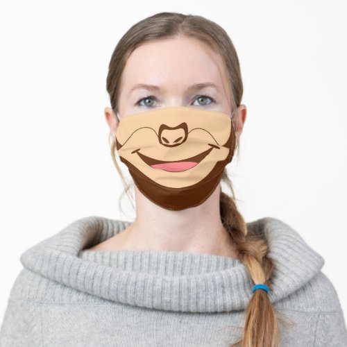 Monkey Nose and Mouth Adult Cloth Face Mask
