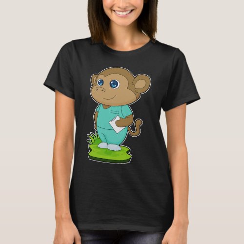 Monkey Nurse Note T_Shirt