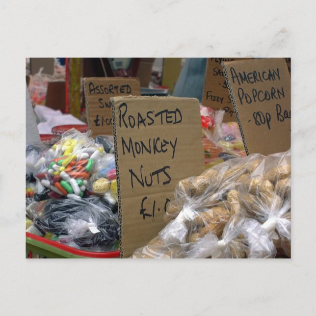 Monkey Nuts Postcard (Front)