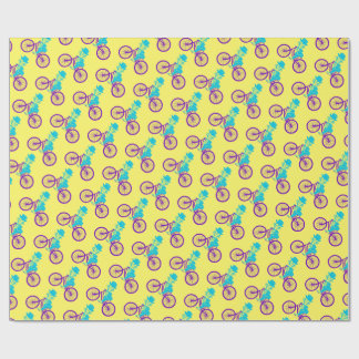Monkey on a Bike Wrapping Paper