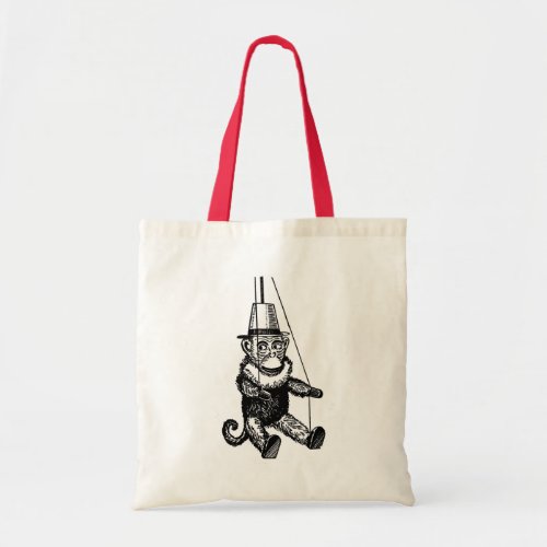 Monkey On A String Tote Bag