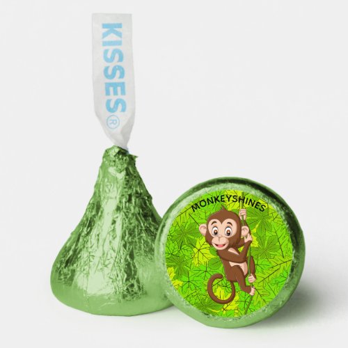 Monkey on a Vine Design Hersheys Candy Favors