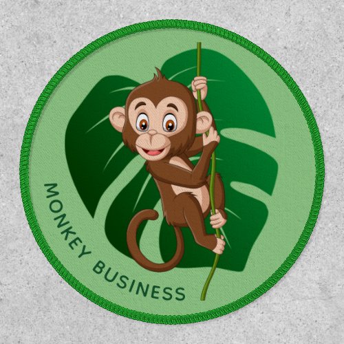 Monkey on a Vine Design Patch