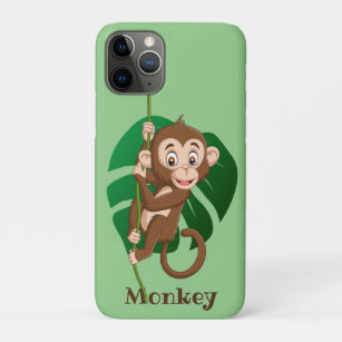 Monkey on a Vine Design Phone Case