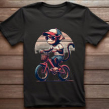 Monkey on Bicycle T-shirt