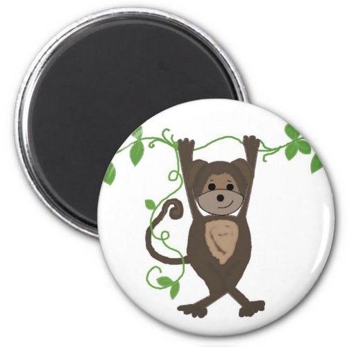 Monkey on the Vines Magnet