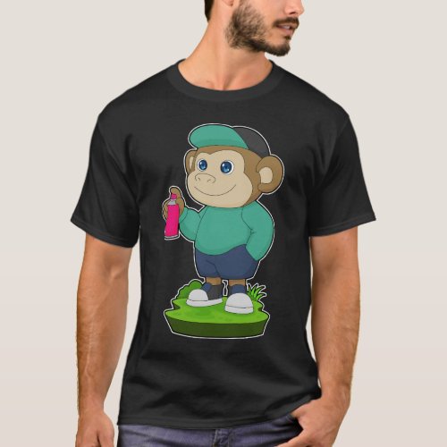 Monkey Painter Spray T_Shirt