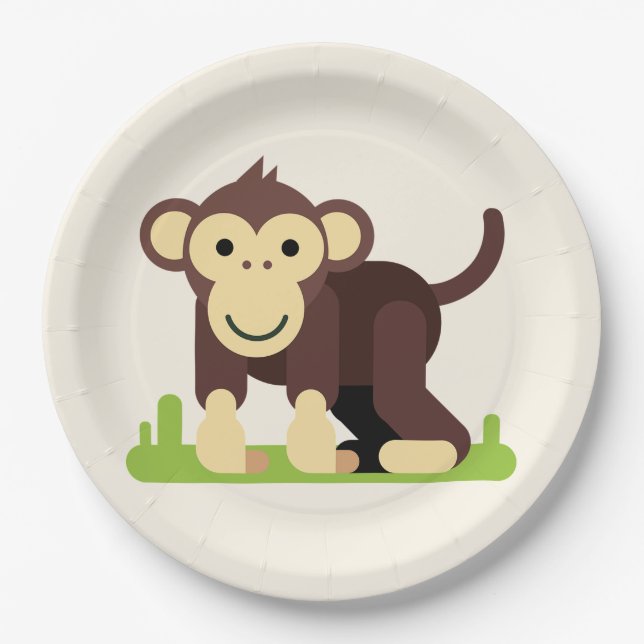 Monkey Paper Plates (Front)