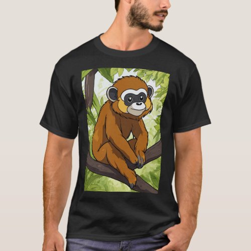 Monkey Paradise T_Shirt Whimsical Monkey Paradise T_Shirt