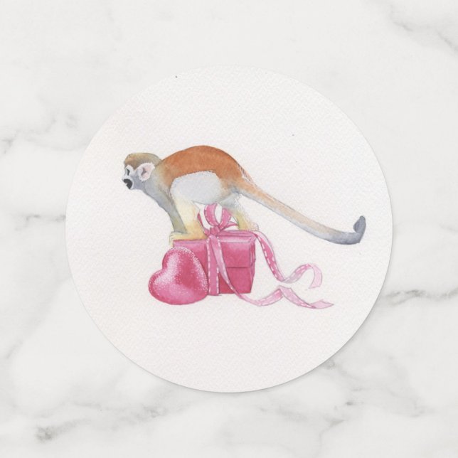 Monkey Party Birthday - Confetti (Medium Front)