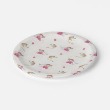 Monkey Party Birthday Paper plates