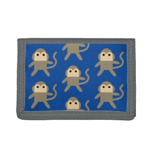 Monkey Pattern Funny Cute Wallet