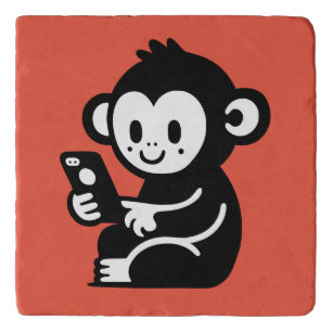 Monkey Phone Trivet