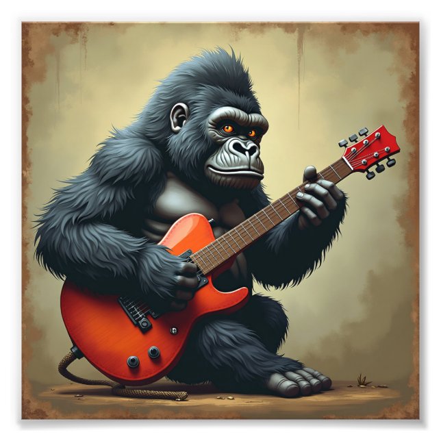 Monkey Photo Print (Front)