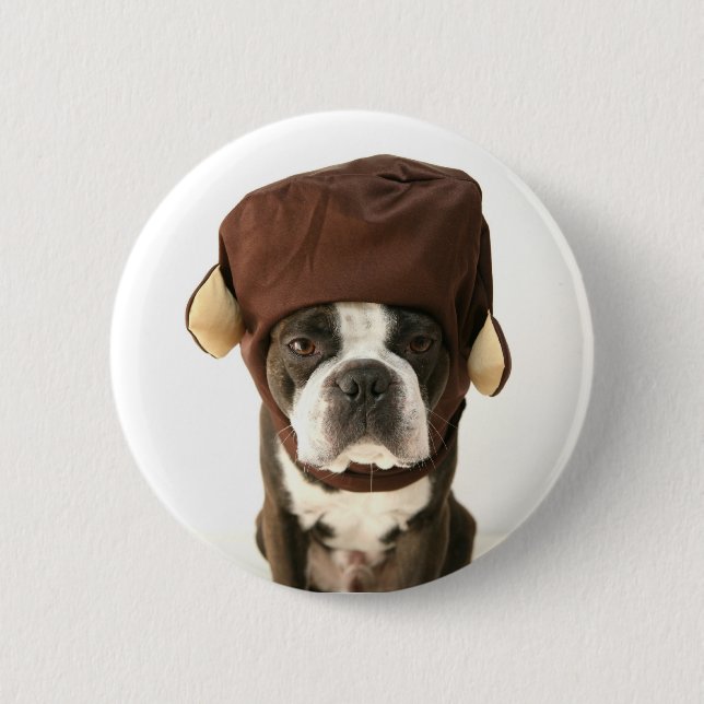 Monkey Pinback Button (Front)