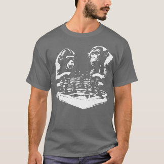 monkey play chess T-Shirt