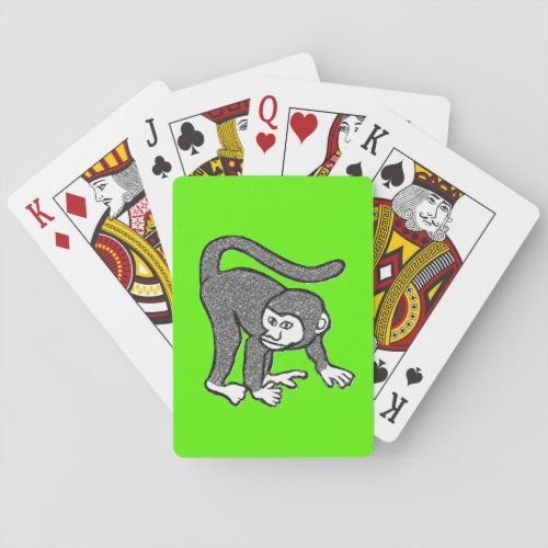 Monkey Playing Card Deck