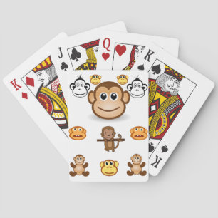 Monkey Playing Card Deck
