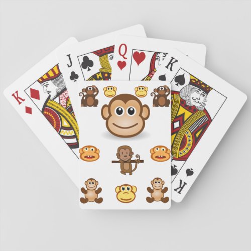 Monkey Playing Card Deck