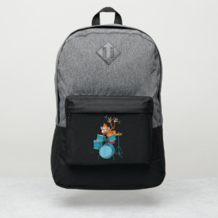 Monkey Plays Drums T-Shirt gifts Port Authority® Backpack