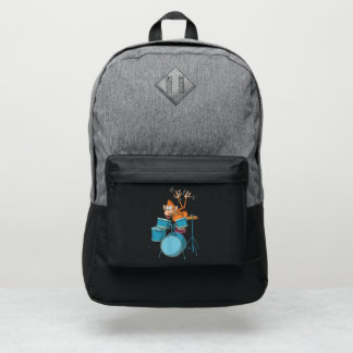 Monkey Plays Drums T-Shirt gifts Port Authority® Backpack