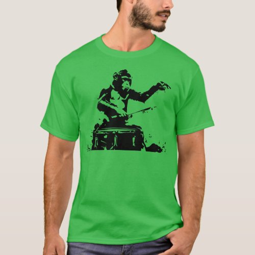 monkey plays the drums T_Shirt